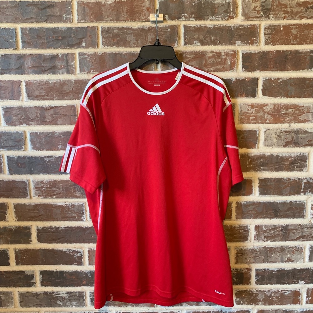L Men’s Adidas Red Soccer Jersey